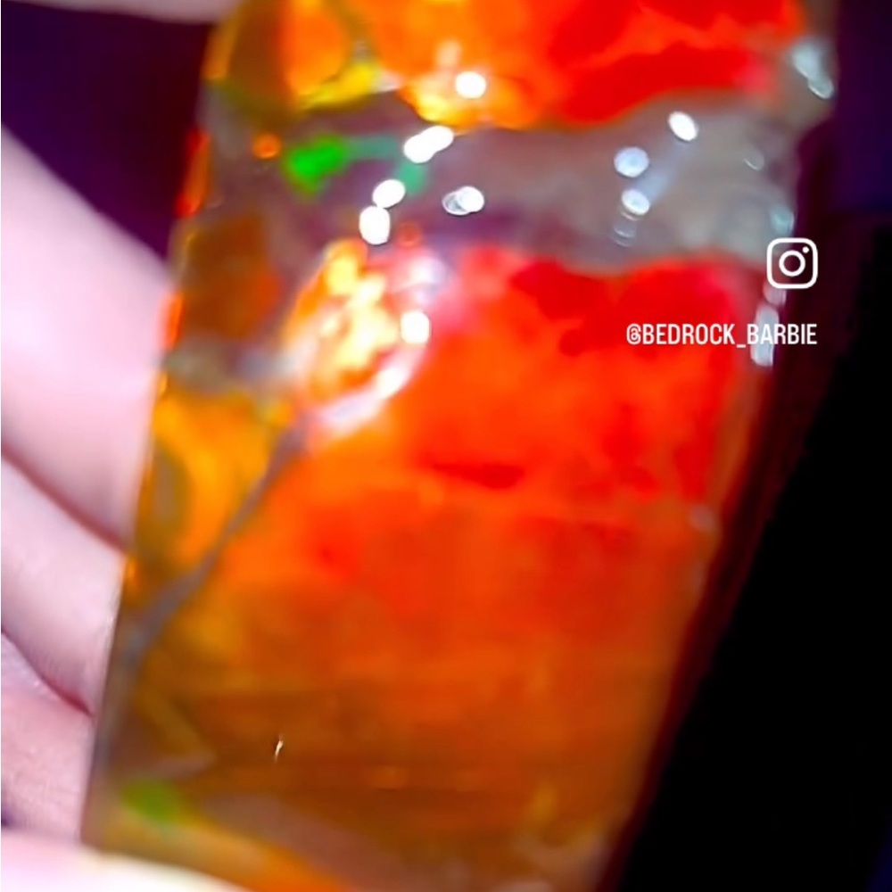 Alberta Canada famously known for Koroit ammolite